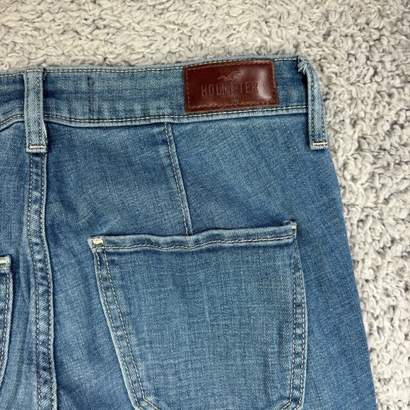 Hollister Jeans Womens 5 High Rise Super Skinny Classic Stretch Exposed Buttons - Picture 4 of 5